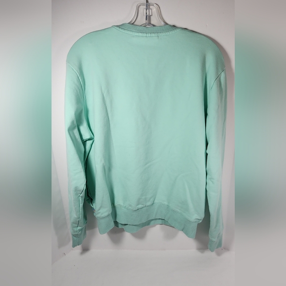 Women's FILA Crew Neck Dual Pocket Sweatshirt Size Large Seafoam Green - Picture 7 of 13